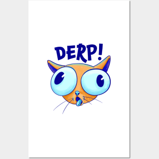 Derp Cat Posters and Art
